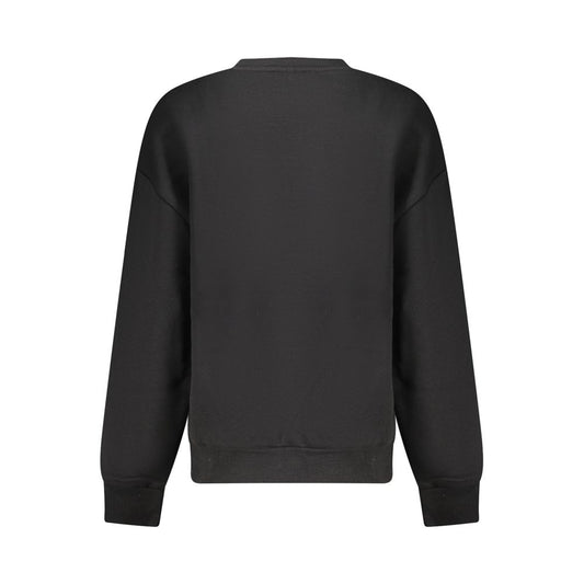 Black Cotton Women's Sweatshirt