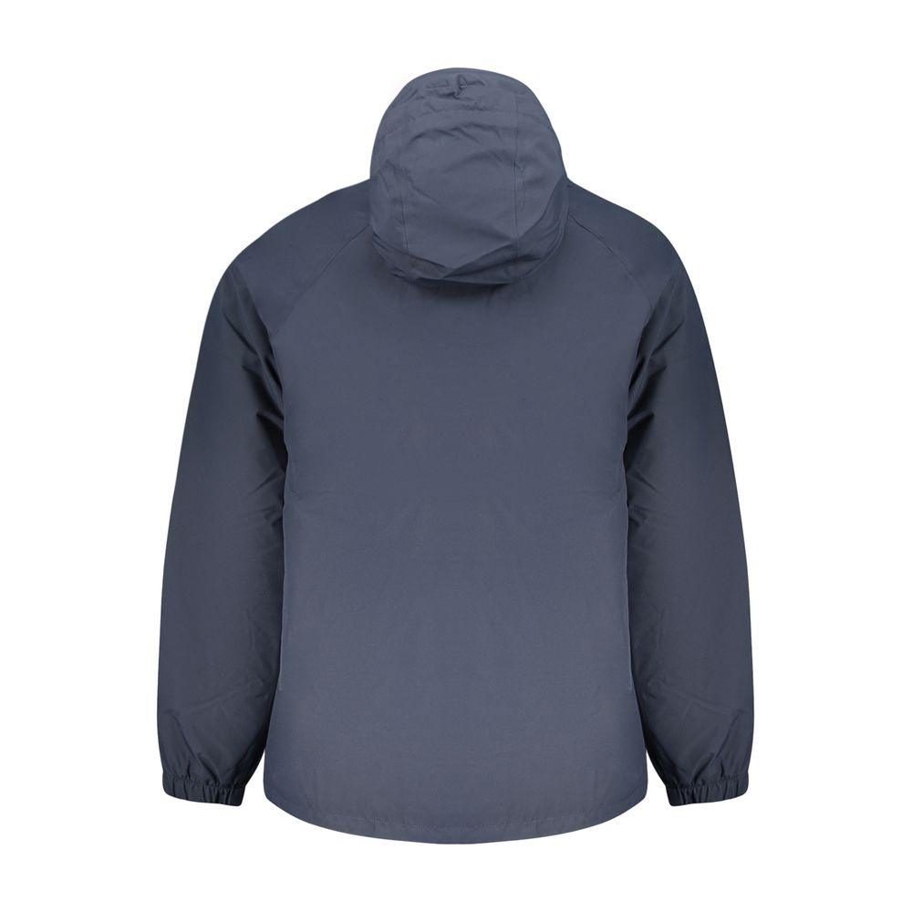 Blue Polyester Shell Jacket