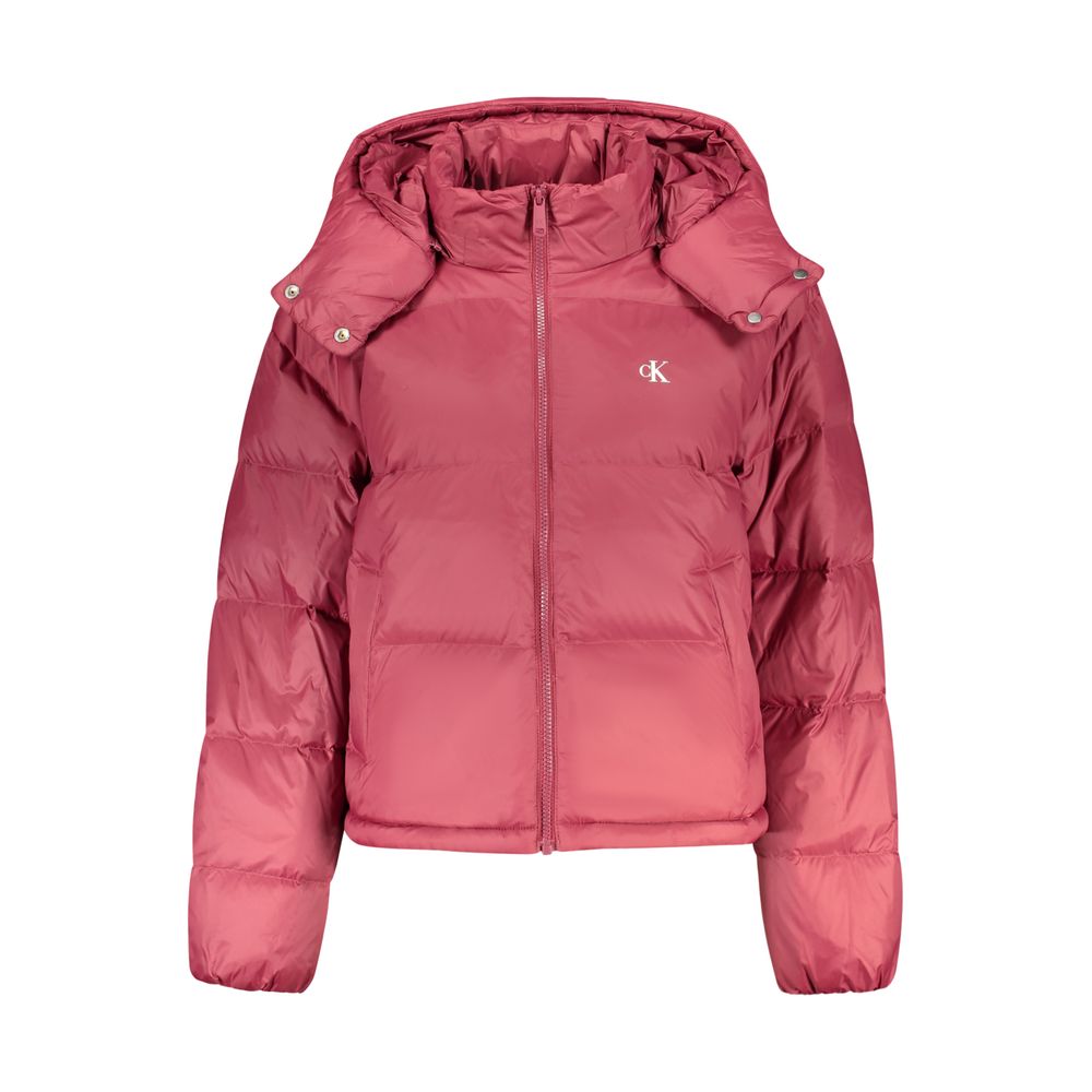 Red Nylon Shell Jacket