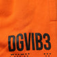 Orange Cotton DGVIB3 Men Trackpants Pants