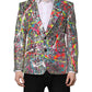 Multicolor SICILIA 2 Buttons Jacket Suit