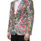 Multicolor SICILIA 2 Buttons Jacket Suit