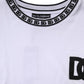 White Cotton DG Crew Neck Sweatshirt Sweater