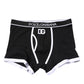 Black DG Interlock Regular Boxer Underwear