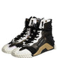 Black Gold NS1 High Top Sneakers Shoes