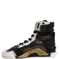 Black Gold NS1 High Top Sneakers Shoes