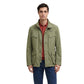 Green Cotton Full-Length Jacket