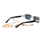 Gold Metal Sunglasses