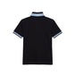 Blue Cotton Men Polo-Shirt