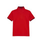 Red Cotton Men Polo-Shirt