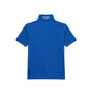 Blue Cotton Men Polo-Shirt