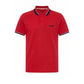 Red Cotton Men Polo-Shirt