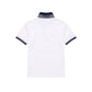 White Cotton Men Polo-Shirt