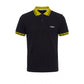 Blue Cotton Men Polo Shirt