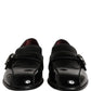 Black Patent Leather Men Loafers Shoes