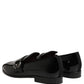 Black Patent Leather Men Loafers Shoes