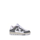 Gray Calf Leather Bos Taurus Athletic Sneakers