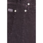 Brown Cotton Casual Pants