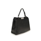 Black Calf Leather Bos Taurus Shoulder Bag