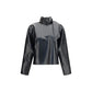 Black Recycled Leather Shirt