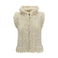 White Wool Oves Aries Sleeveless Jacket