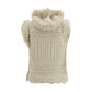 White Wool Oves Aries Sleeveless Jacket