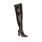 Brown Rayon Over The Knee