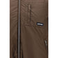 Brown Recycled Polyamide Full-Length Jacket