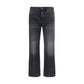 Black Cotton Boyfriend Jeans