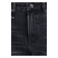 Black Cotton Boyfriend Jeans