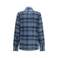 Blue Cotton Pattern Shirt
