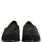 Black Suede Slip On Men Slippers Loafers Shoes