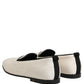 White Velvet Slip On Men Flats Loafers Shoes