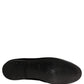 Black Crown Embellished Men Loafers Shoes