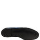 Blue Suede Slip On Men Slippers Loafers Shoes