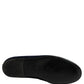 Blue Velvet Embellished Slip On Loafers Shoes