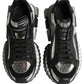 Black Two-Tone Super King Men Sneakers Shoes