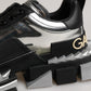 Black Two-Tone Super King Men Sneakers Shoes
