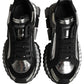 Black Two-Tone Super King Men Sneakers Shoes