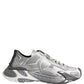 Gray Panelled Low Top Men Sneakers Shoes