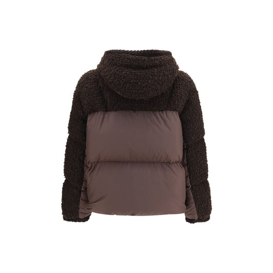 Brown Wool Oves Aries Full-Length Jacket