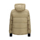 Beige Goose Down Full-Length Jacket