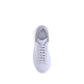 White Calf Leather Bos Taurus Platform Sneakers