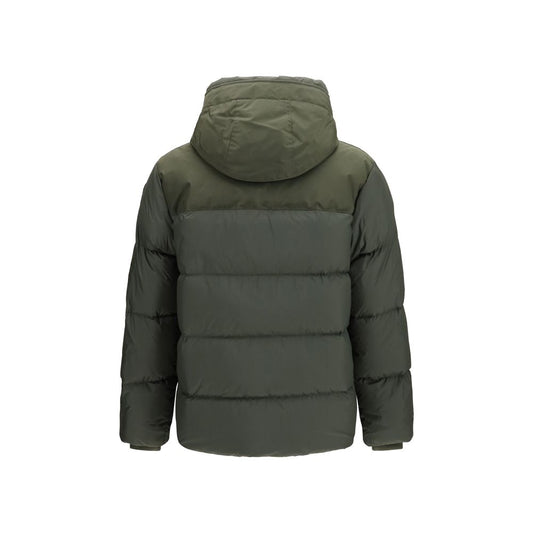 Bicolor Polyamide Full-Length Jacket