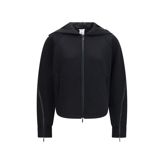 Black Polyester Sweatshirt