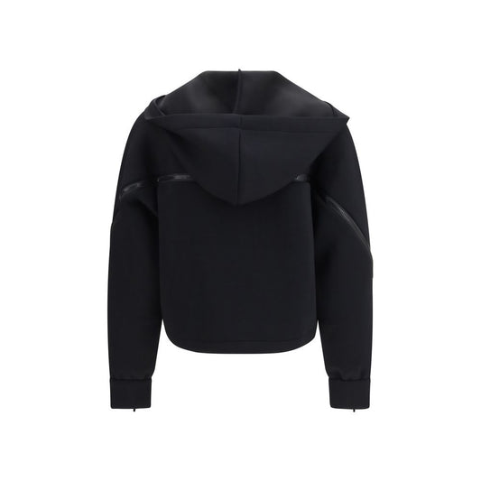 Black Polyester Sweatshirt