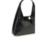 Black Calf Leather Bos Taurus Shoulder Bag