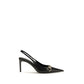 Black Calf Leather Bos Taurus High Heel Pumps
