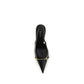 Black Calf Leather Bos Taurus High Heel Pumps