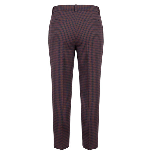 Red Polyester Women Pant